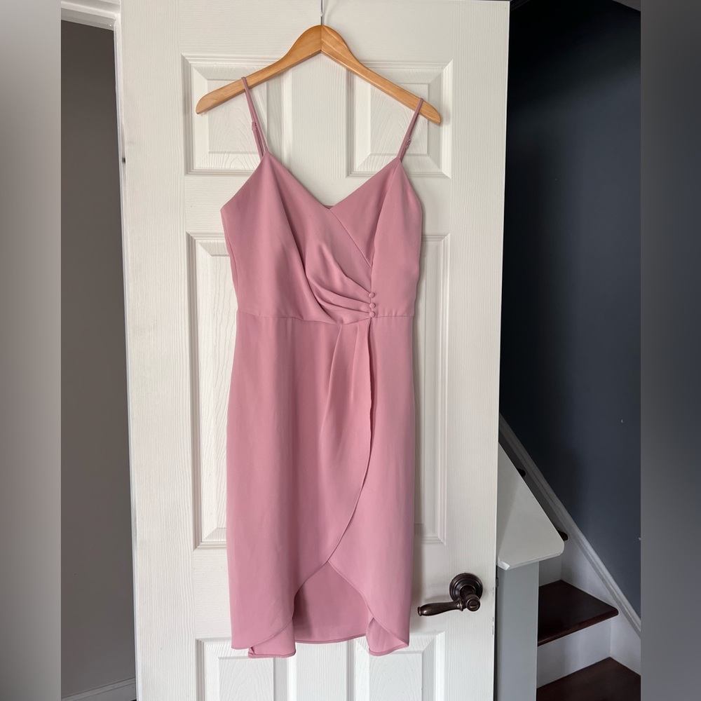 Adelyn Rae Blush Colored Dress Size M - Picture 1 of 3